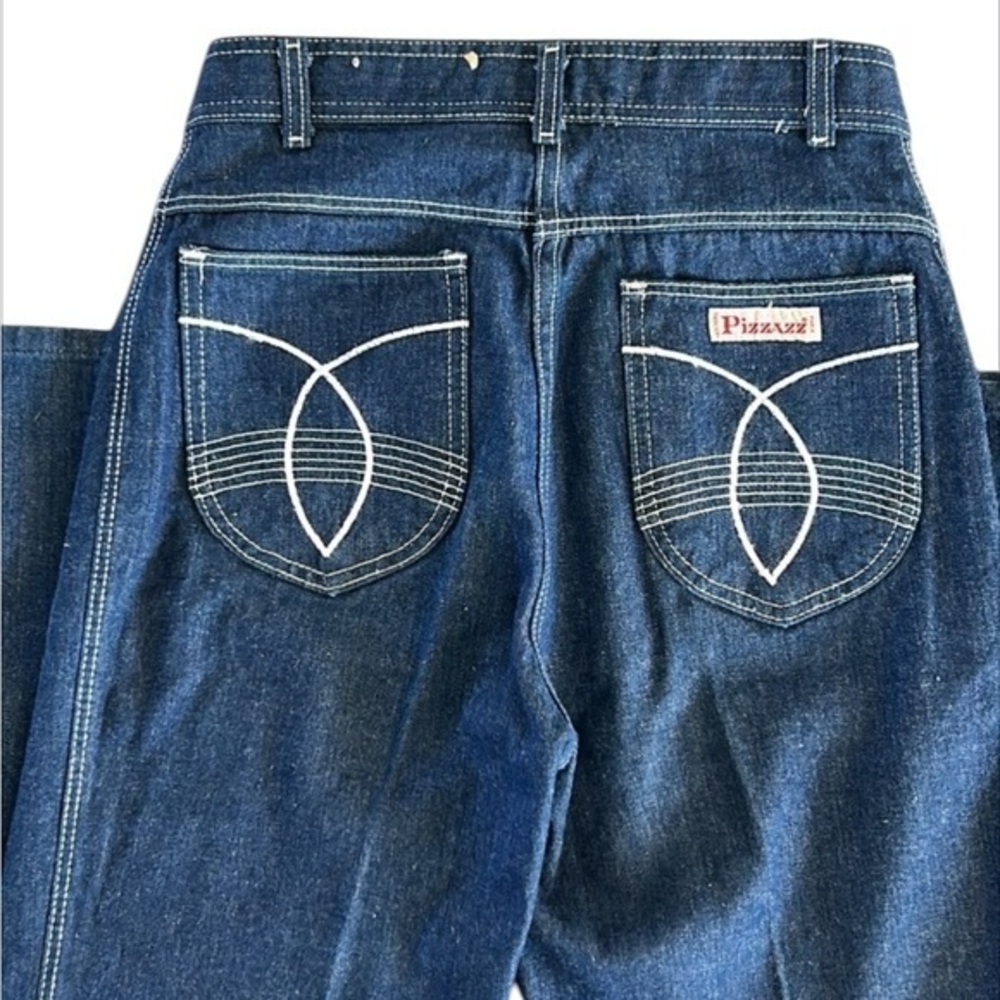 Vintage Y2K 1995 PIZZAZZ high rise straight leg retro jeans size 28 long tall
